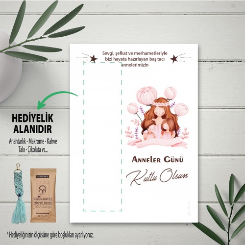 Anneler Günü Hediyelik Kartı - Yaren Davetiye