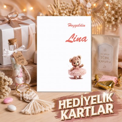 Hediyelik Kartı 0179 - Sevimli Ayıcık Hediyelik Kart