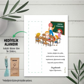 Hediyelik Kartı 0191 - Okuldaki İlk Günüm