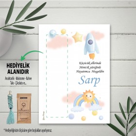 Hediyelik Kartı 0199 - Gökkuşağı Temalı Doğum Günü Kartları