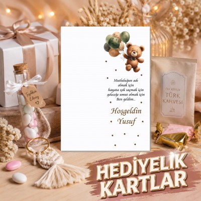 Hediyelik Kartı 0223 - Sevimli Ayıcık Hediyelik Kartı
