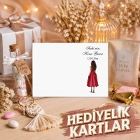 Kına Mendil Kartı Halay Mendil Kartı