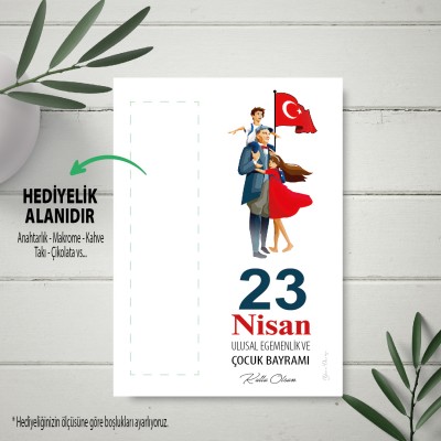 Hediyelik Kartı 0250 - 23 Nisan Çocuk Bayramı  Temalı Kartlar