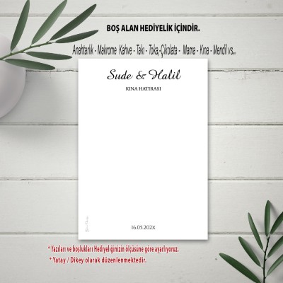 Hediyelik Kartı 0256 - Kına, Nişan, Söz Anahtarlık Kartı