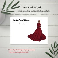 Kına Mendil Kartı Halay Mendil Kartı