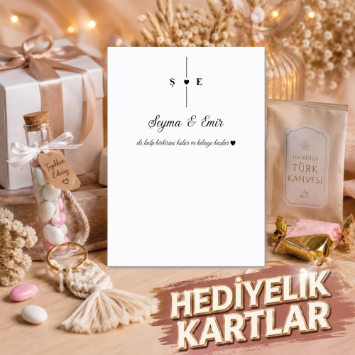 Hediyelik Kartı Hediyelik Kartı - Yaren Davetiye