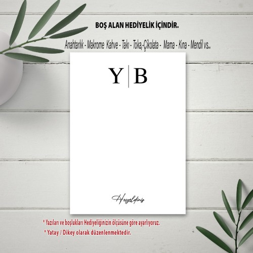 Hediyelik Kartı - Yaren Davetiye