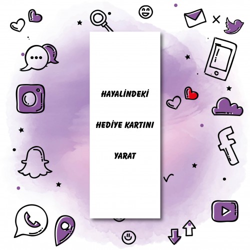 Hediyelik Kartı Tasarla - Yaren Davetiye