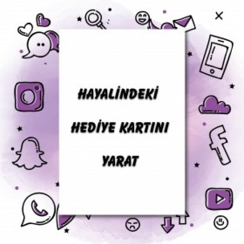 Tasarım Kartlar Hediyelik Kartı Tasarla - Yaren Davetiye