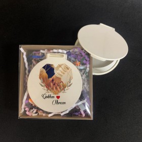 Cep Aynası 14 Şubat Sevgililer Günü Hediye Set - 04 - Fotoğraflı