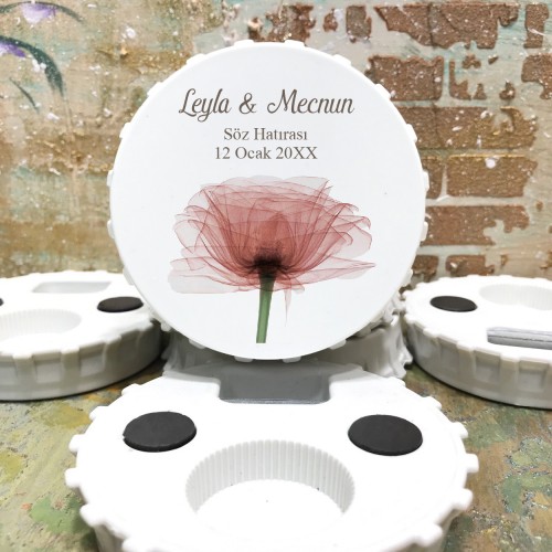 Hediyelik Magnet Kapak Rozet Modelleri - Yaren Davetiye