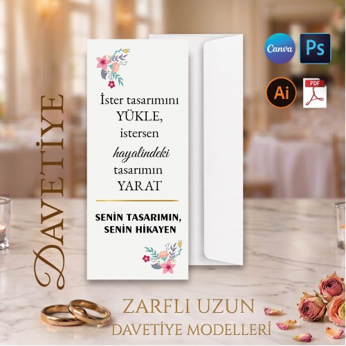 Sen Tasarla Davetiye Tasarımı - Yaren Davetiye