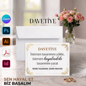 01 - Davetiye Tasarla - Yatay