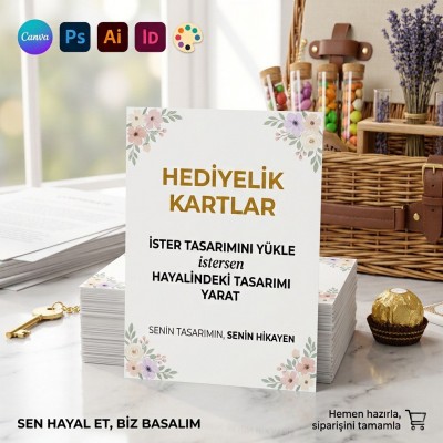 01 - Hediye Kartı Tasarla (11,3 x 15,8 cm )