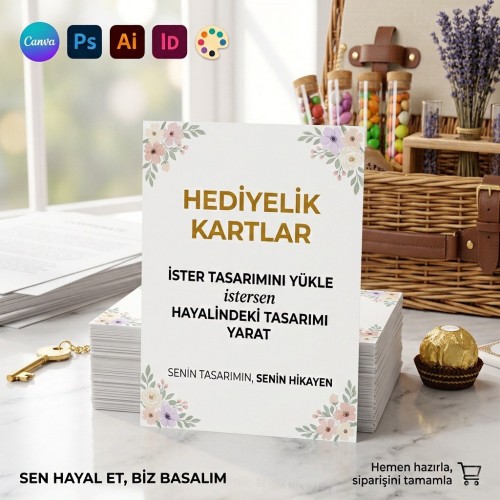 Hediyelik Kartı Tasarla - Yaren Davetiye