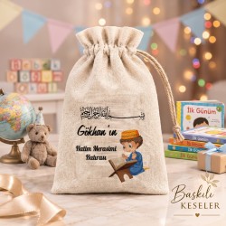 Baskılı Kese 0012 - Hatim Hatırası Hediyelik Kese