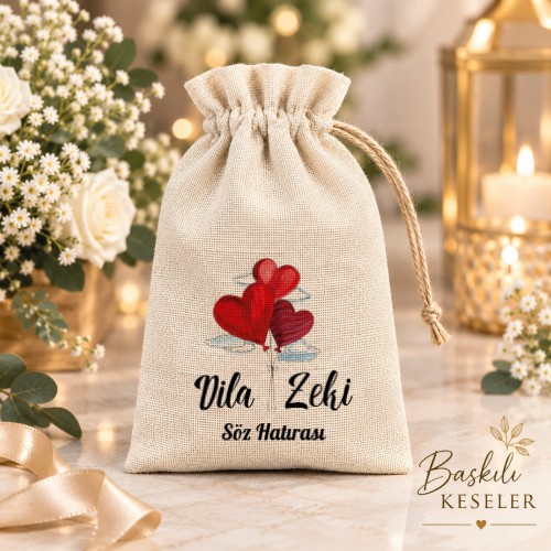 Baskılı Kese Kese Baskısı - Yaren Davetiye