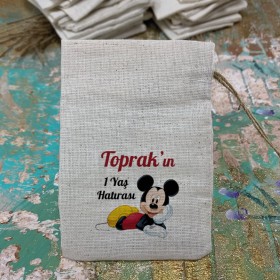 Baskılı Kese 0030 - Mickey Mouse Temalı Hediyelik Kese