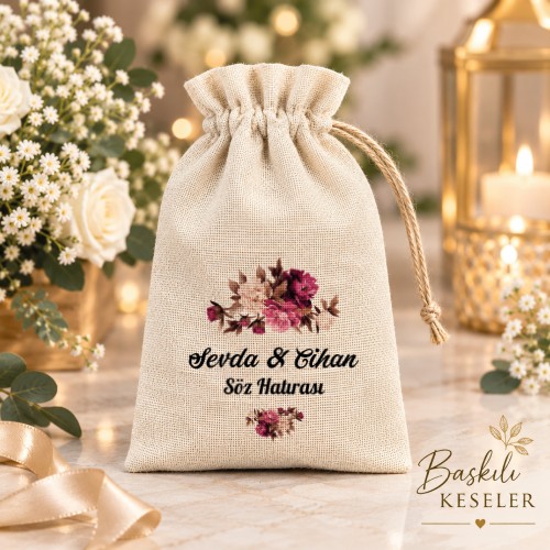 Baskılı Kese Kese Baskısı - Yaren Davetiye