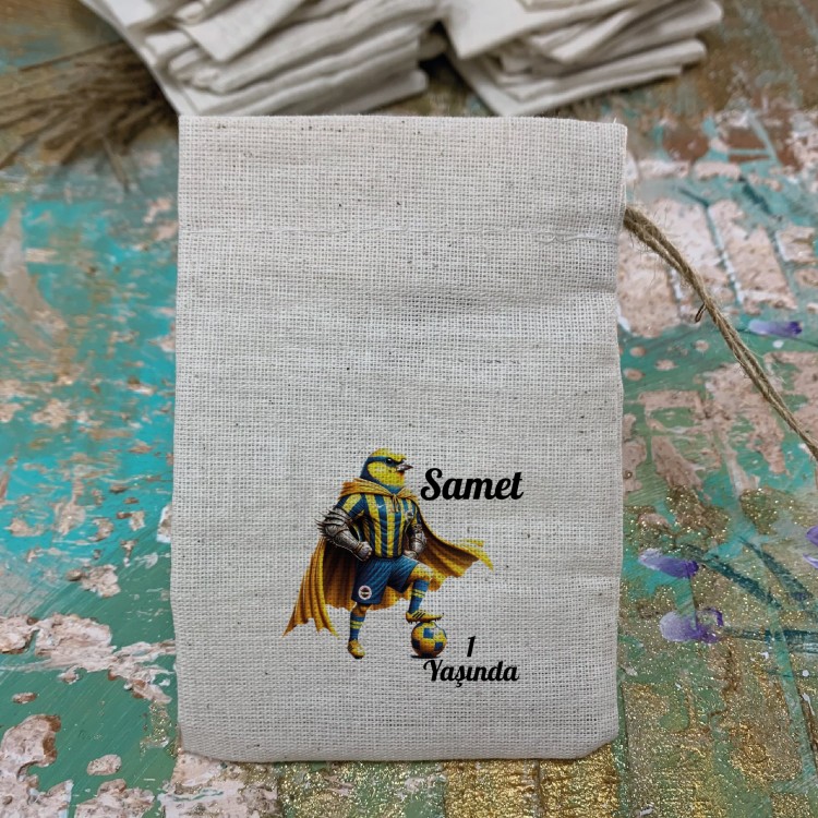 Baskılı Kese 0055 -  Sünnet Hatırası Taraftar Hediyelik Kese