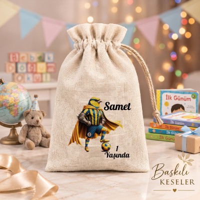 Baskılı Kese 0055 -  Sünnet Hatırası Taraftar Hediyelik Kese