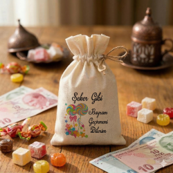 Baskılı Kese 0057 - Bayram Harçlığı Hediyelik Kese