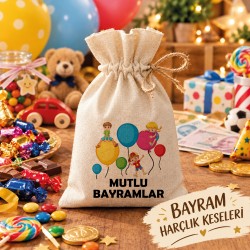Baskılı Kese 0060 - Bayram Harçlığı Kesesi