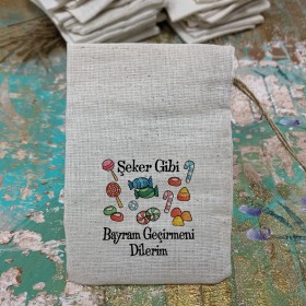 Baskılı Kese 0064 - Bayram Harçlığı Hediyelik Kesesi