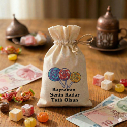 Baskılı Kese 0066 -  Bayram Harçlığı Hediyelik Kesesi