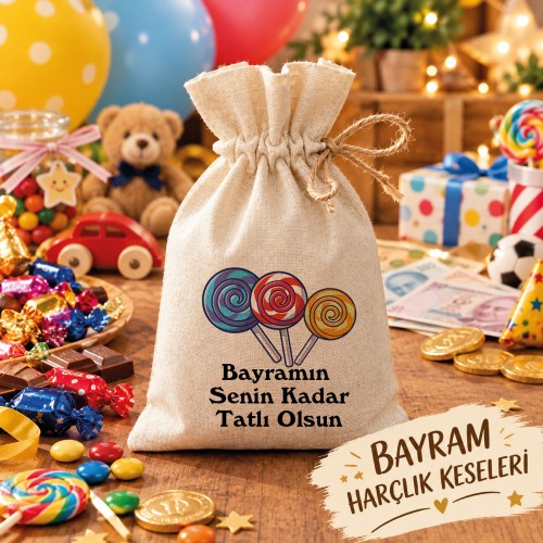 Kurban Bayram Harçlık Kesesi Kese Baskısı - Yaren Davetiye