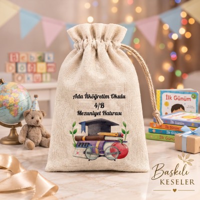 Baskılı Kese 0073 - Mezuniyet Hediyelik Kese