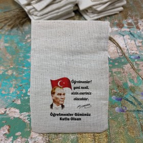 Baskılı Kese 0084 - 24 Kasım Öğretmenler Günü Tasarım