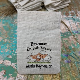 Baskılı Kese 0085 - Kurban Bayram Harçlığı Kesesi