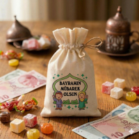 Bayramın Mübarek Olsun Kese Hayırlı Bayramlar Kese