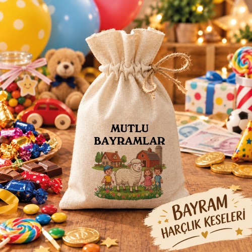 Çocuk Harçlık Kesesi Bayram Harçlığı Keseleri - Yaren Davetiye