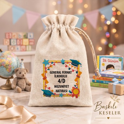 Baskılı Kese 0093 - Mezuniyet Hediyelik Kese