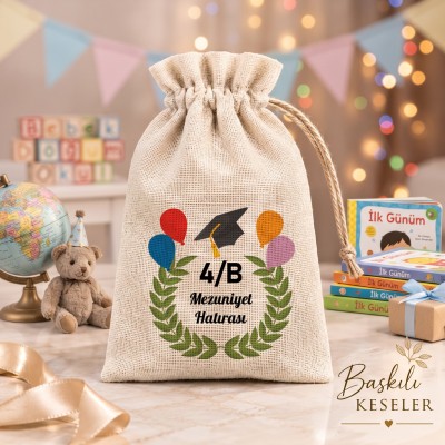 Baskılı Kese 0094 - Mezuniyet Hediyelik Kese