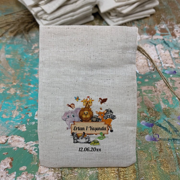 Baskılı Kese 0098 - Safari Tasarım Hediyelik Kese