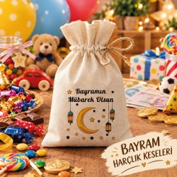 Baskılı Kese 0102 - Bayram Harçlığı  Kesesi