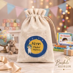Baskılı Kese 0103 - Mevlüt Hatırası Hediyelik Kese
