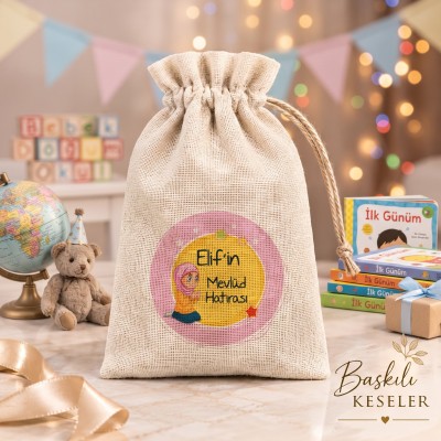 Baskılı Kese 0104 - Hatim Hatırası Hediyelik Kese