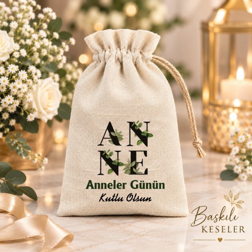 Anneler Günü Hediyeleri Kese Baskısı - Yaren Davetiye