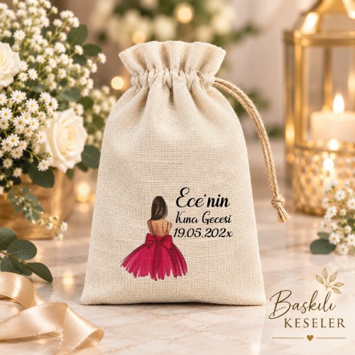 Baskılı Kese Kese Baskısı - Yaren Davetiye