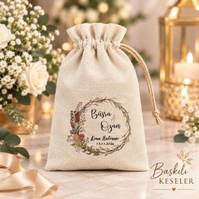 Baskılı Kese 0171 - Çiçek Tasarım