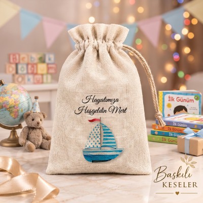 Baskılı Kese 0193 - Gemici Tasarım Hediyelik Kese