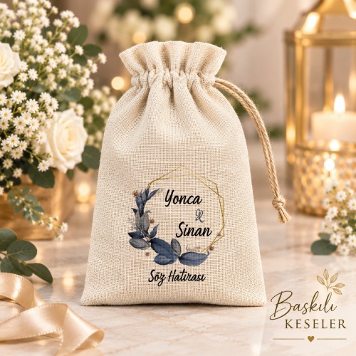 Baskılı Kese Kese Baskısı - Yaren Davetiye