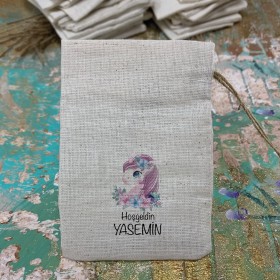 Baskılı Kese 0345 - Unicorn Tasarım hediyelik Kese