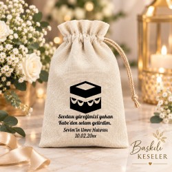 Baskılı Kese 0542 - Hac, Umre Hediyelik Kese