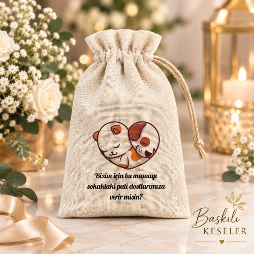 Baskılı Kese Kese Baskısı - Yaren Davetiye