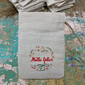 Baskılı Kese 0544 - Yeni Yıl, Yılbaşı Hediyelik Kese